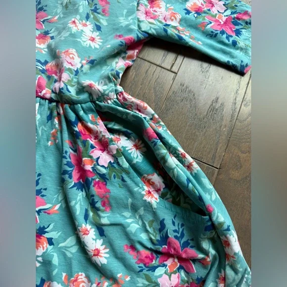 Ruffle Butts Twirl Dress Fancy Me Floral girls size 8 spring summer flowers bow - Picture 11 of 14